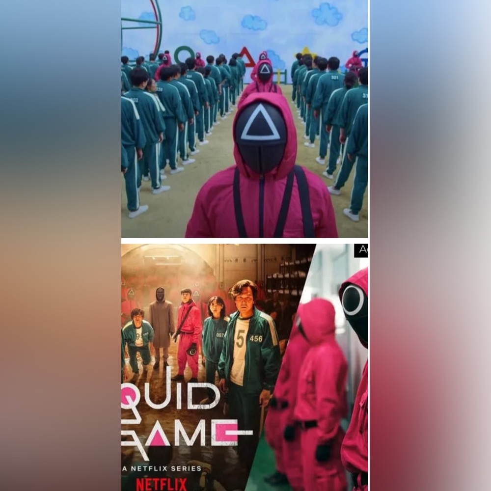 🎬 NWT! Squid Game Movie Crystal Necklace